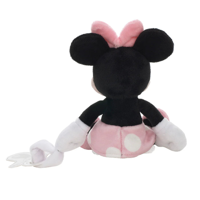 Disney Minnie Mouse with Polka Dot Skirt Plush Buddy Pacifier Holder