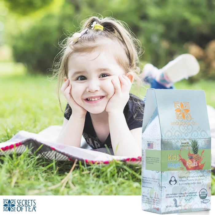 Secrets Of Tea Tea for Kids- Boosts Immunity- Full of anti-oxidants- USDA Organic