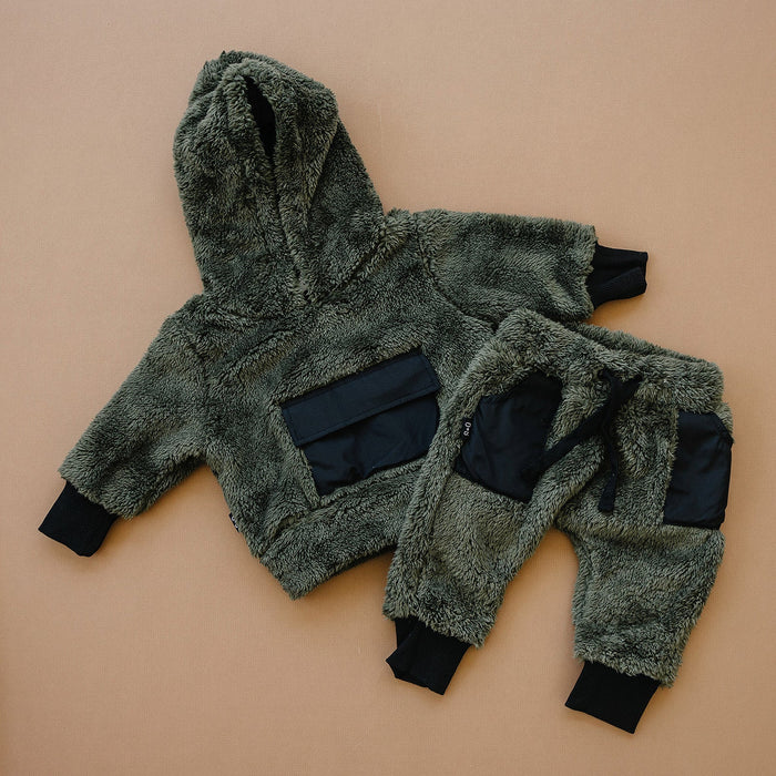 Olive + Scout Teddy Jogger Set