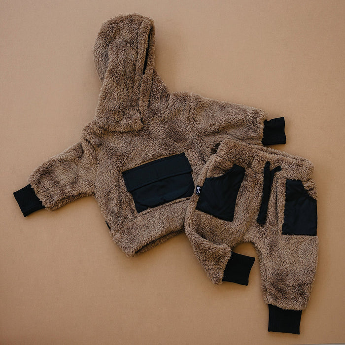 Olive + Scout Teddy Jogger Set