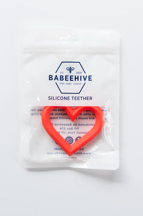 Babeehive Goods Heart Teether
