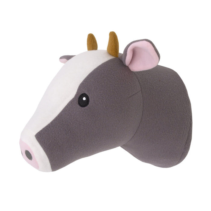 Little Love by NoJo Plush Fleece Cow Head Wall Décor