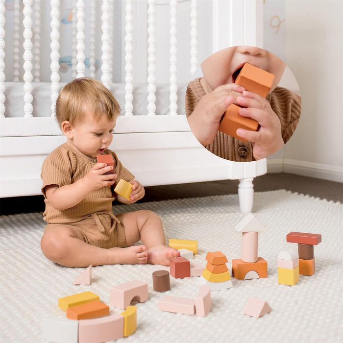 Tiny Land® Boho Mama Best Wooden Blocks for Kids