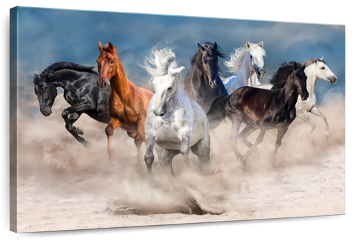 ElephantStock Running Horses Wall Art