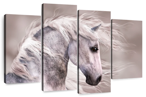 ElephantStock Arabian Dapple Grey Horse Wall Art