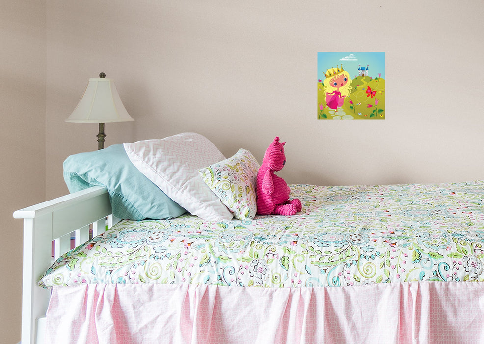 Fathead Nursery: Pink Fairy Mural - Removable Wall Adhesive Decal