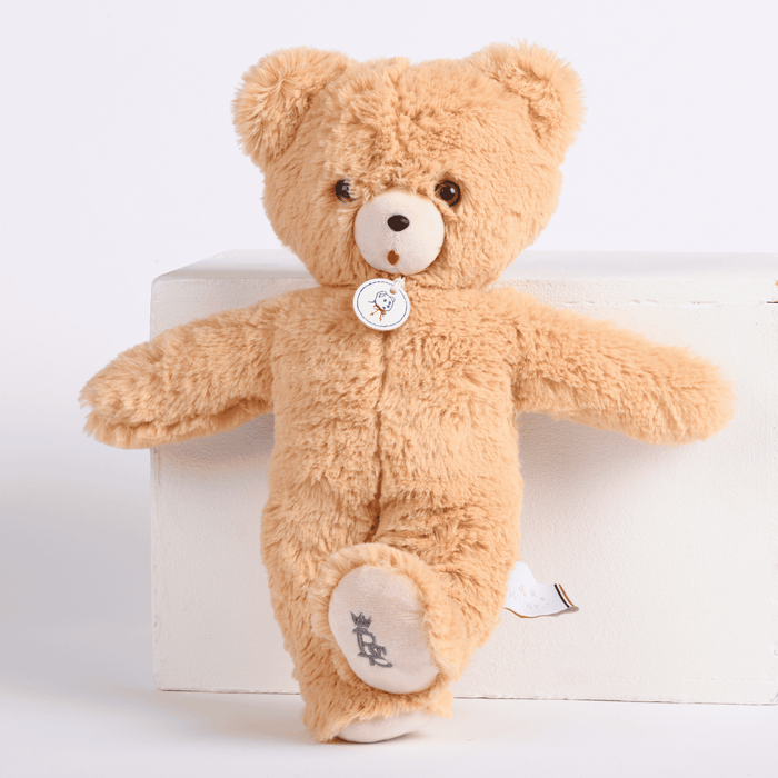 Bebe Sweeny TOINOU | Beige Plush Bear Toy (33cm) - Made in France