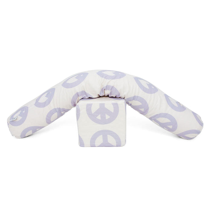 Toki Mats Cream Peace Sign Support Pillow