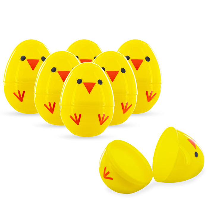 BestPysanky Cheerful Chicks: Set of 20 Chicks Fillable Plastic Easter Eggs 2.25 Inches