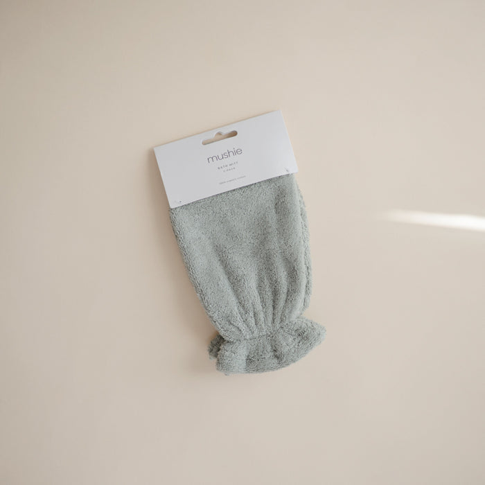 Mushie Organic Cotton Bath Mitt 2-Pack