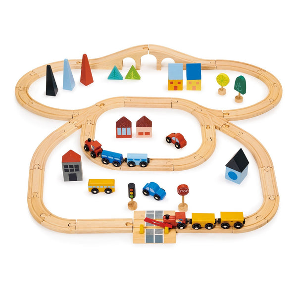 Mentari Town Train Set