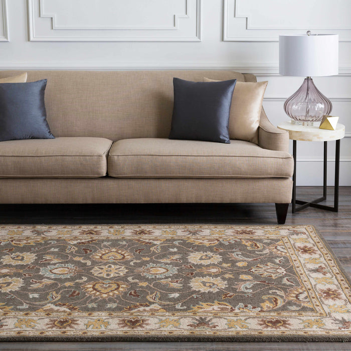 Hauteloom Cherryfield Hand Tufted Taupe Wool Rug