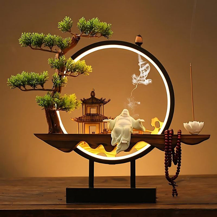 Residence Supply Tranquil Incense Burner Table Lamp