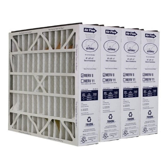 Trion 255649-103 Air Bear 20 x 20 x 5 Inch MERV 8 Air Purifier Filter (4 Pack)