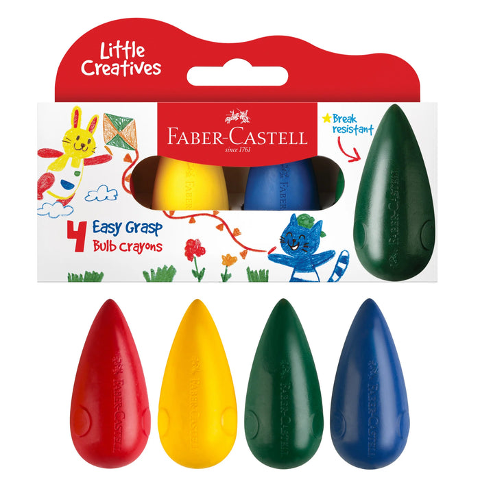 Faber-Castell 4 Count Little Creatives Easy Grasp Crayons