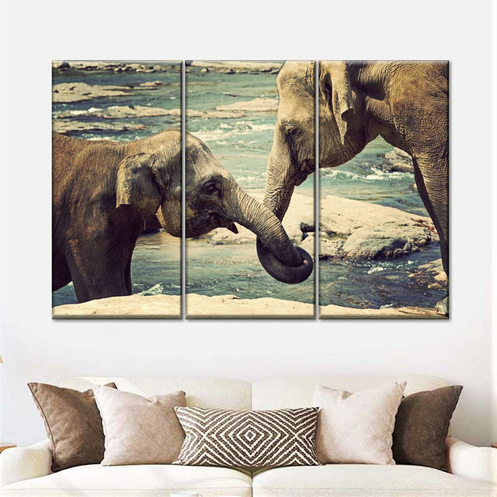 ElephantStock Asian Elephants Wall Art