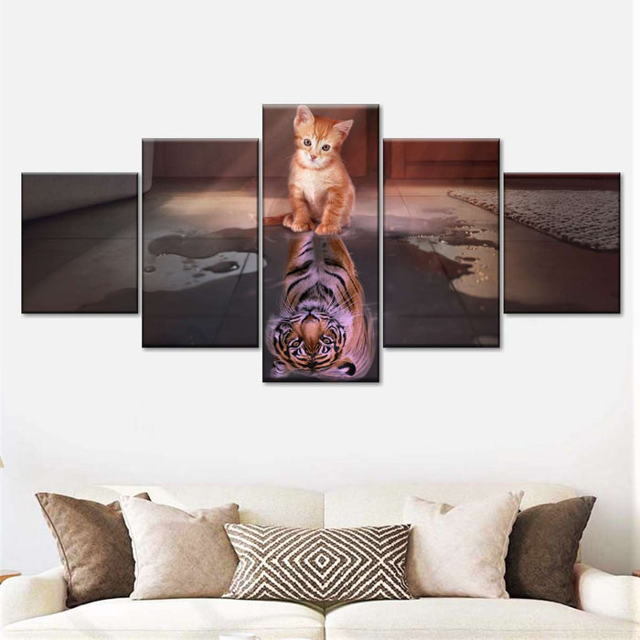 ElephantStock Tiger Kitty Wall Art