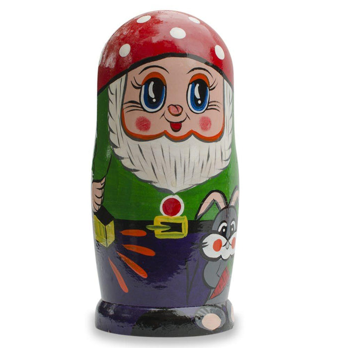 BestPysanky Set of 7 Gnomes Wooden Nesting Dolls 8 Inches