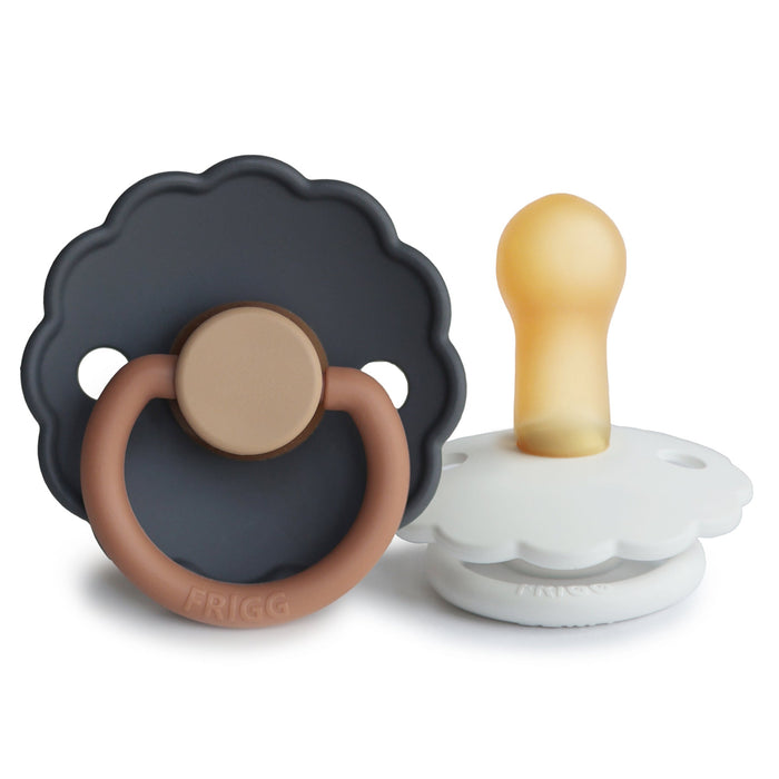 Mushie FRIGG Daisy Natural Rubber Pacifier 2-Pack