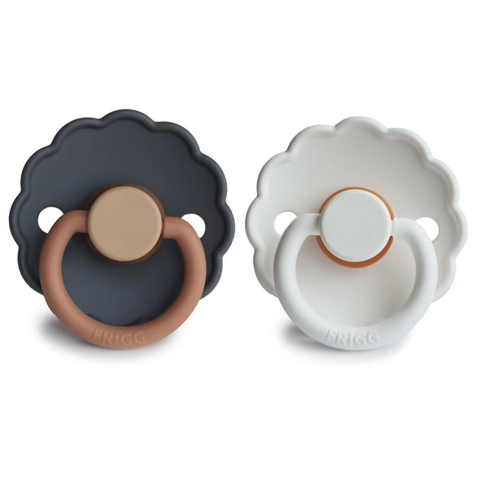 Mushie FRIGG Daisy Natural Rubber Pacifier 2-Pack