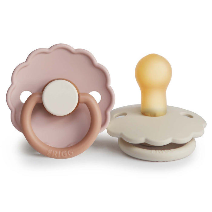 Mushie FRIGG Daisy Natural Rubber Pacifier 2-Pack