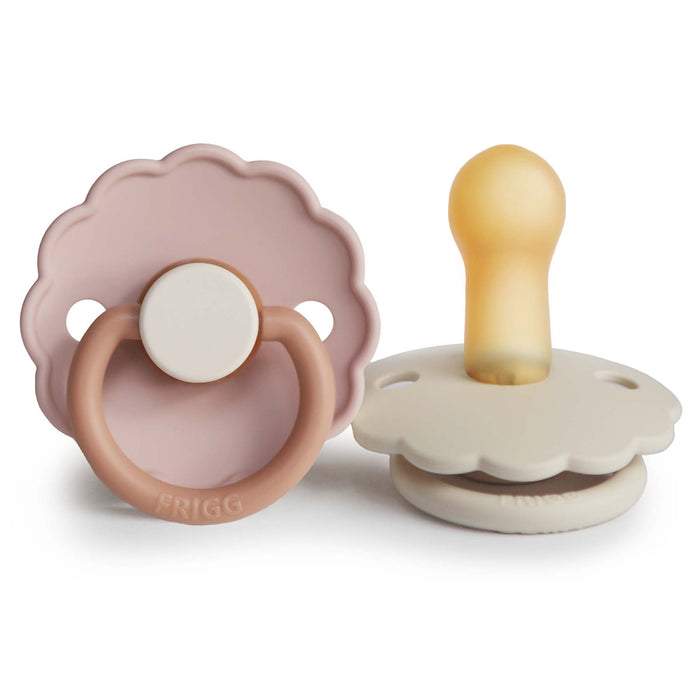 Mushie FRIGG Daisy Natural Rubber Pacifier 2-Pack