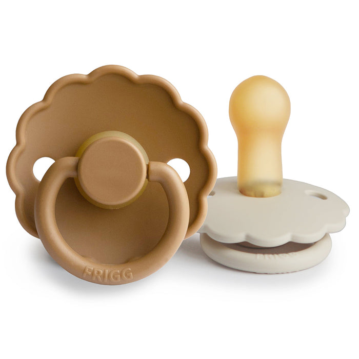 Mushie FRIGG Daisy Natural Rubber Pacifier 2-Pack