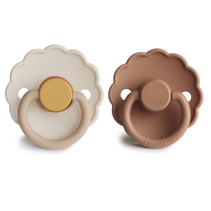 Mushie FRIGG Daisy Natural Rubber Pacifier 2-Pack