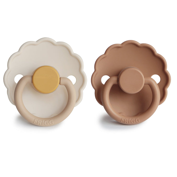 Mushie FRIGG Daisy Silicone Pacifier 2-Pack