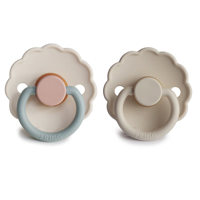 Mushie FRIGG Daisy Natural Rubber Pacifier 2-Pack