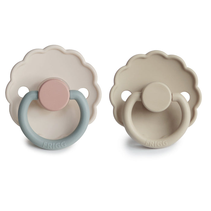 Mushie FRIGG Daisy Silicone Pacifier 2-Pack