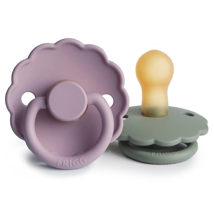 Mushie FRIGG Daisy Natural Rubber Pacifier 2-Pack