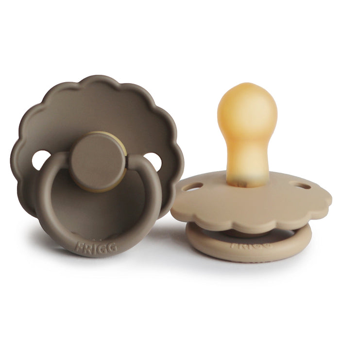 Mushie FRIGG Daisy Natural Rubber Pacifier 2-Pack