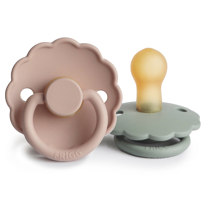 Mushie FRIGG Daisy Natural Rubber Pacifier 2-Pack