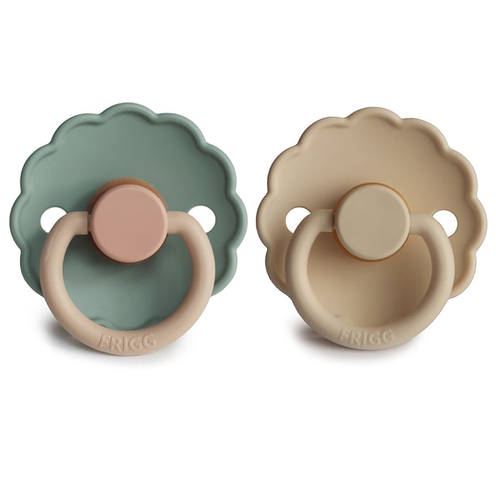 Mushie FRIGG Daisy Natural Rubber Pacifier 2-Pack