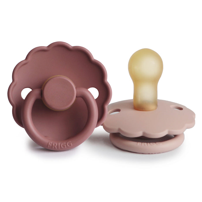 Mushie FRIGG Daisy Natural Rubber Pacifier 2-Pack