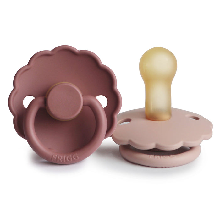 Mushie FRIGG Daisy Natural Rubber Pacifier 2-Pack