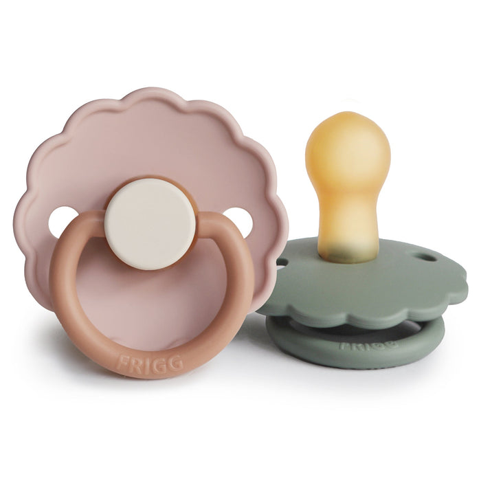 Mushie FRIGG Daisy Natural Rubber Pacifier 2-Pack