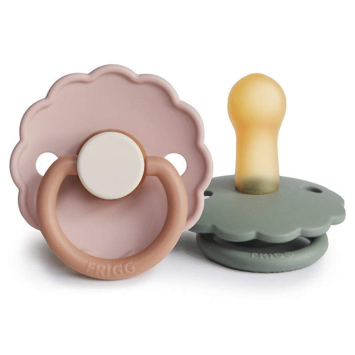 Mushie FRIGG Daisy Natural Rubber Pacifier 2-Pack