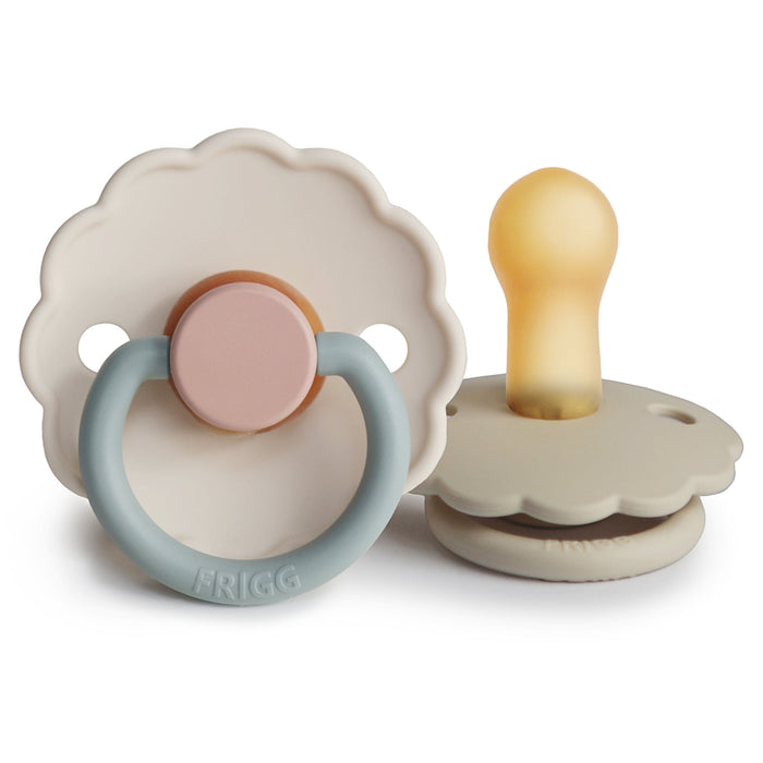 Mushie FRIGG Daisy Natural Rubber Pacifier 2-Pack