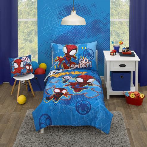 Marvel Spidey and his Amazing Friends Spidey Team Toddler Pillow