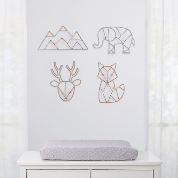 NoJo Mountain Shaped Wire Nursery Wall Décor