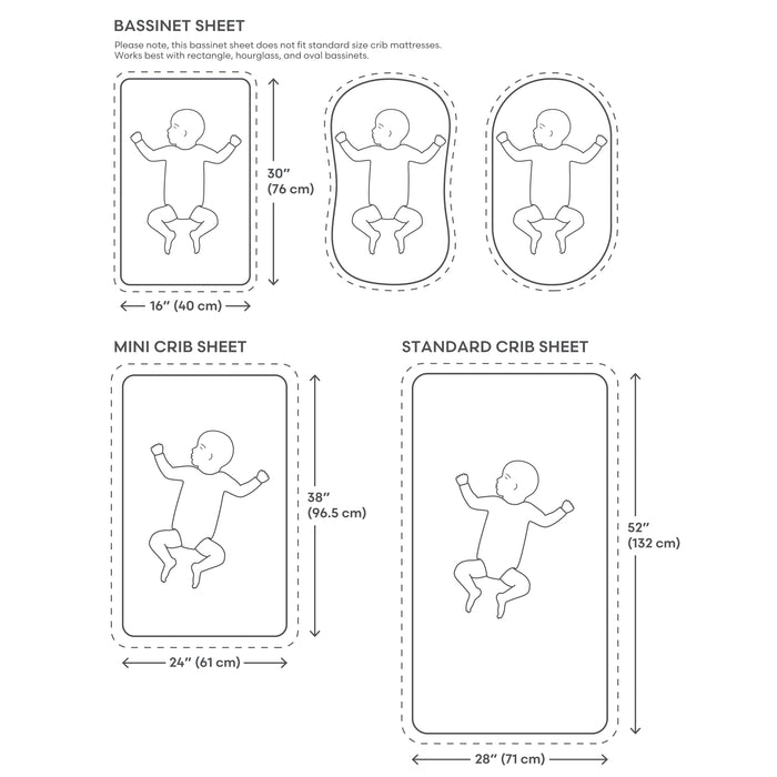 Mushie Extra Soft Bassinet Muslin Crib Sheet