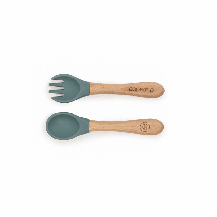 Paperclip Spork & Spoon Set