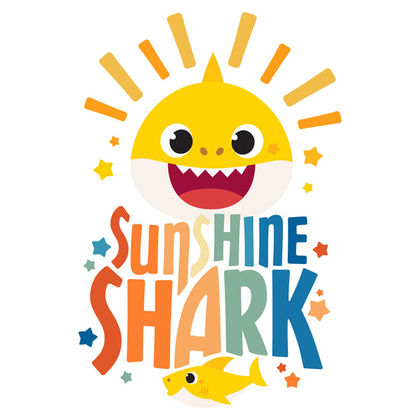 Fathead Baby Shark: Sunshine Shark Poster - Officially Licensed Nickelodeon Removable Adhesive Decal