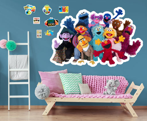 Fathead Group TWO - Officially Licensed Sesame Street Removable Adhesive Decal