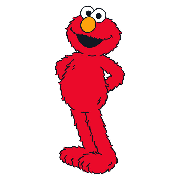 Fathead Elmo Window Cling - Officially Licensed Sesame Street Removable Window Static Decal