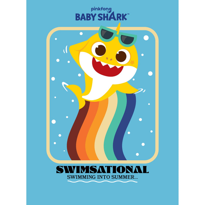 Fathead Baby Shark: Lights Camera Goldie Poster - Officially Licensed Nickelodeon Removable Adhesive Decal