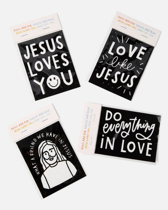 Be A Heart Love Like Jesus Valentine Fuzzy Coloring Cards