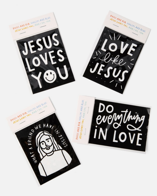 Be A Heart Love Like Jesus Valentine Fuzzy Coloring Cards